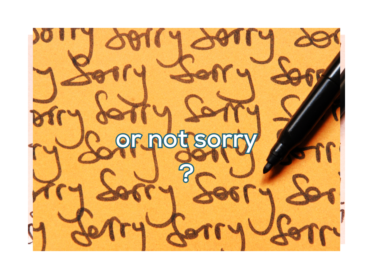 RESET the Meaning of Sorry