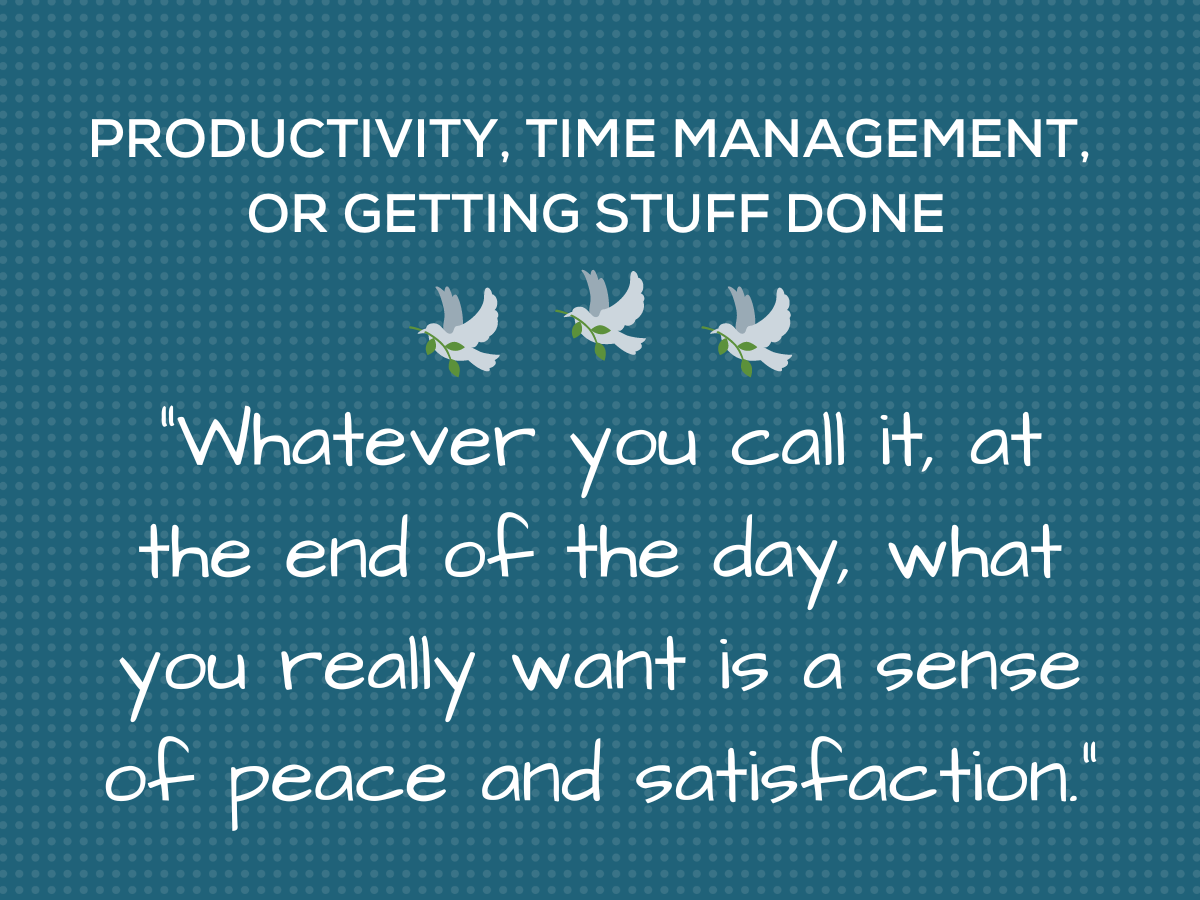 So you want to be more productive