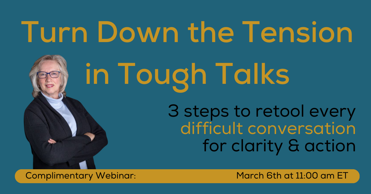 Turn Down the Tension in Tough Talks